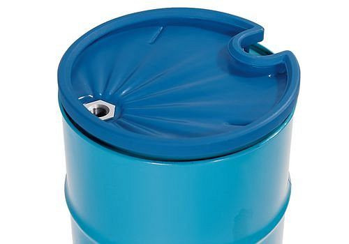 DENIOS Fasstrichter aus Polyethylen (PE), rund, 5 Liter Volumen, mit Adapter, 114749