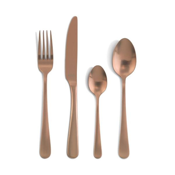 Amefa Blush Dessertlöffel Kupfer (12er Pack), 18/0 Edelstahl sorgt für hervorragende Haltbarkeit, DX632