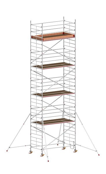 HYMER Fahrgerüst mit Ausleger, Bühnenlänge 2,95 m, Rahmenteilbreite 1,50 m, Reichhöhe 10,40 m, 837310