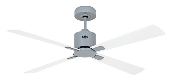 CasaFan Deckenventilator Eco Concept 132 Lack lichtgrau-Massivholz Lack weiß/Lack lichtgrau, 921360