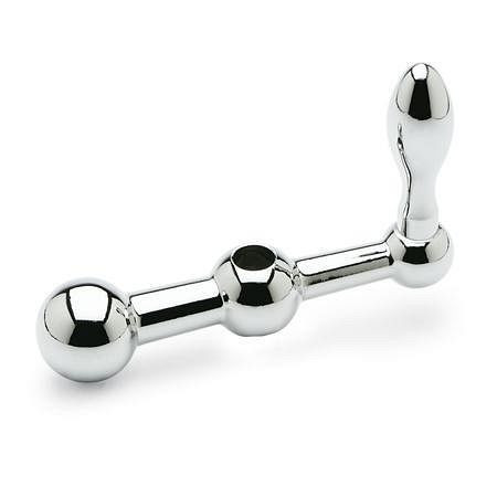 Ganter Kugelkurbeln, Stahl (GN 10-100-B7-F), VE: 10 Stück, 10-100-B7-F