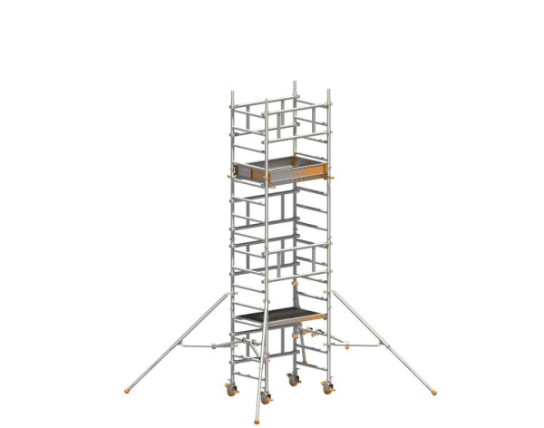 Layher SoloTower Aluminium-Fahrgerüst, Standhöhe 3m / Arbeitshöhe 5m, 1600103