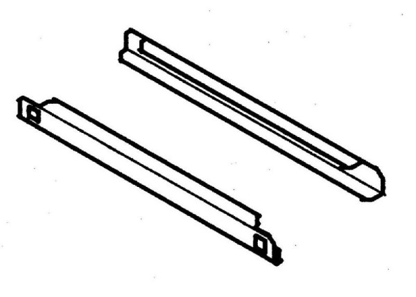 KBS Auflageschienenpaar KU 800, Kunststoff, 809331, 4059395093469