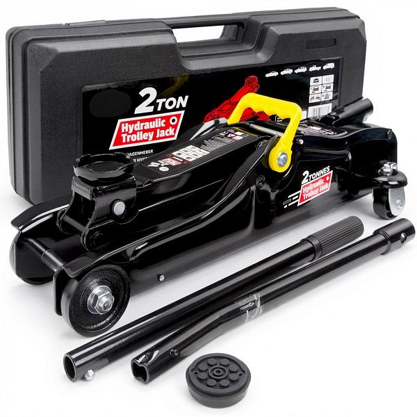 DEUBA Wagenheber Schwarz 2t 85-330mm inkl Koffer, 107243