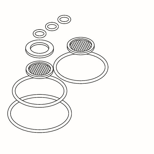 KWC Dichtungssatz, RoKera HRU, 2000106084, 7612982018343