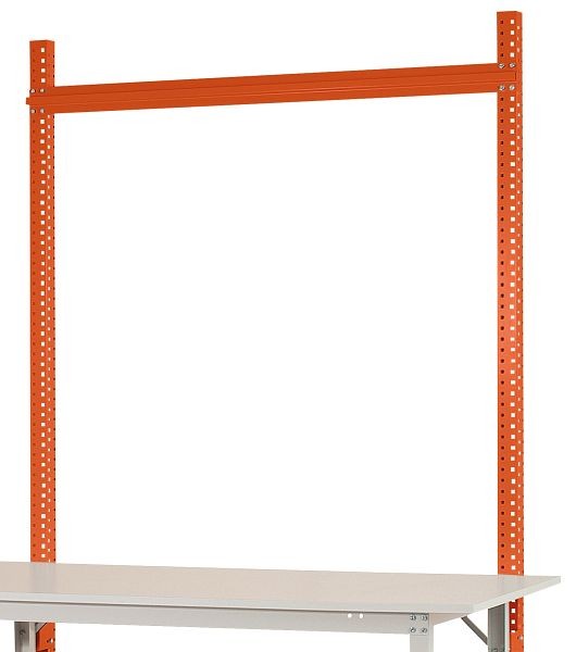 Manuflex Aufbauportal ohne Ausleger in Rotorange RAL 2001, für PACKPOOL Spezial mit Breite von 1750 mm, AS1643.2001