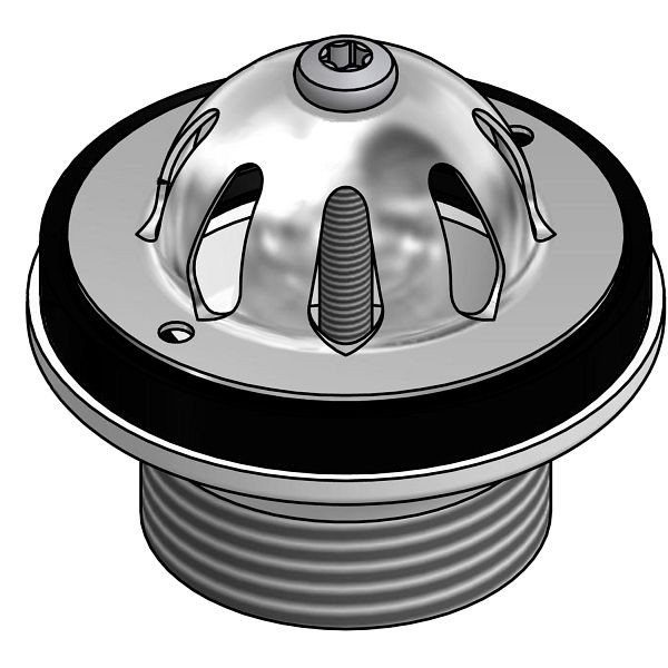 KWC Haubenablaufventil, CAMPUS, für Urinal, G 1 1/2B, 2030028476