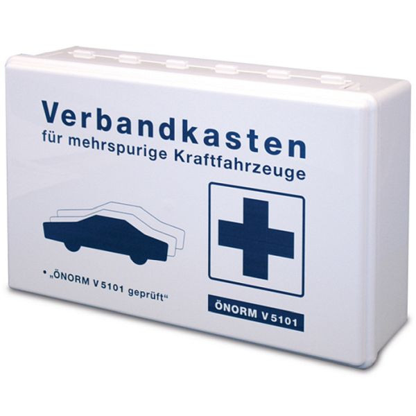 Stein HGS KFZ-Verbandkasten aus Kunststoff, Inhalt nach ÖNORM V 5101, 260 x 180 x 85 mm, 25397