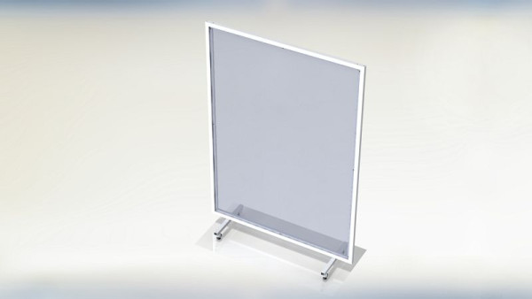 Dringenberg Mobile Trennwand, Plexiglasfüllung, 045595-7035