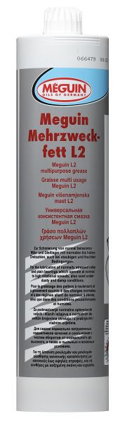 Meguin Mehrzweckfett L2, Schraubkartusche, VE: 0,5 kg, 33121