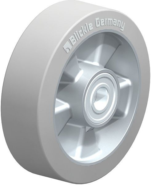 Blickle ALEV 160/20K-SG Rad aus Elastik-Vollgummi, Grau, 263889