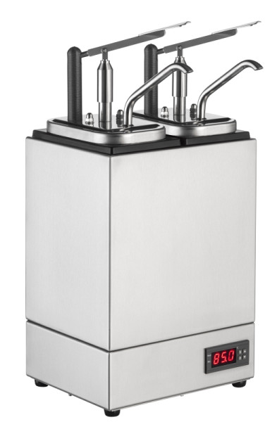 Neumärker Soßenspender 2x 3 Liter, beheizt mit 2 Pumpen, 05-51534N