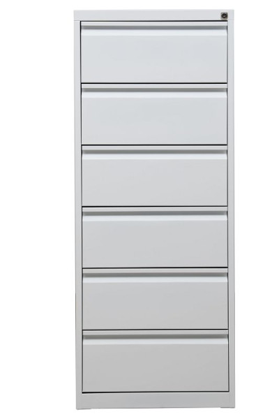 Gürkan Karteischrank, 62 x 53 x 132 cm, Verkehrsweiß, CIC.6(2).A5, 107496