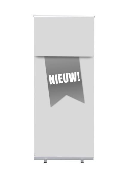 Showdown Displays Roll-Banner Budget 85 Komplettset Neu Grau Niederländisch, RBB085LSFI335