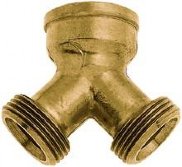 GEKA plus-Abzweigstück, IG G 3/4" - 2 x AG G 3/4" MS , VE: 10 Stück, 33.3340