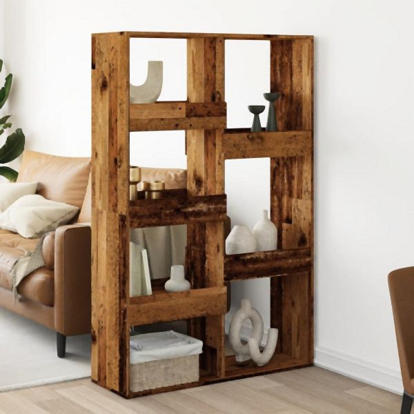 vidaXL Raumteiler Altholz-Optik 100x33x155,5 cm Holzwerkstoff, 3309571