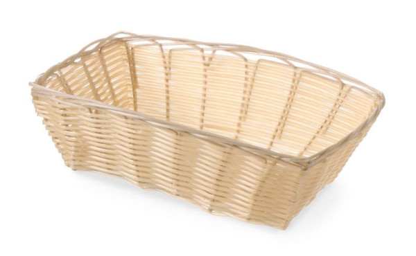 Hendi Brotkorb - rechteckig, 15 x 22,5 cm, Polyrattan, 426807