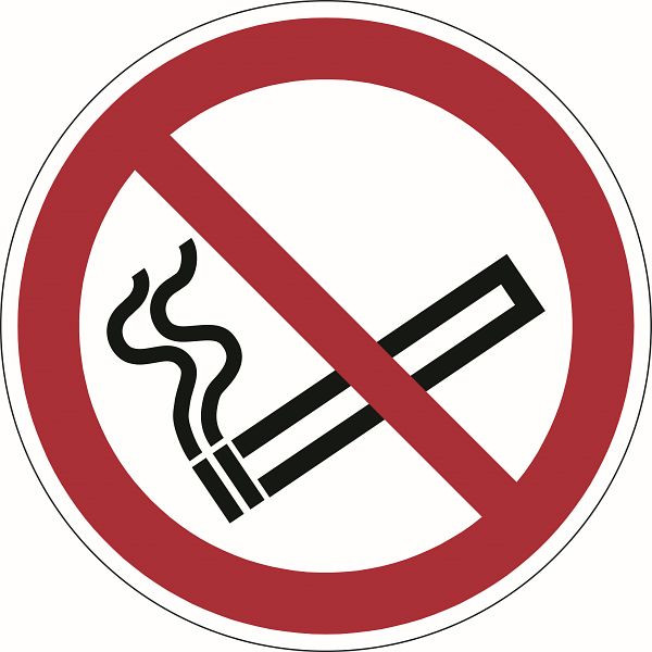 DURABLE Sicherheitskennzeichen "Rauchen verboten", rot, 172803