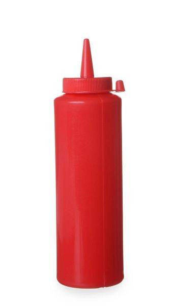 Hendi Spenderflasche, ØxH: 70x240 mm, Rot, Polypropylen, 557914