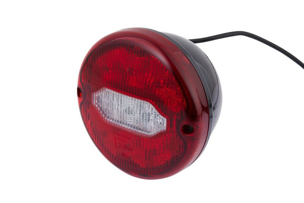 HELLA Heckleuchte - LED - 24V - geschraubt - Lichtscheibenfarbe: rot/transparent - Kabel: 300mm - Stecker: AMP - rechts/links, 2NR 013 155-201