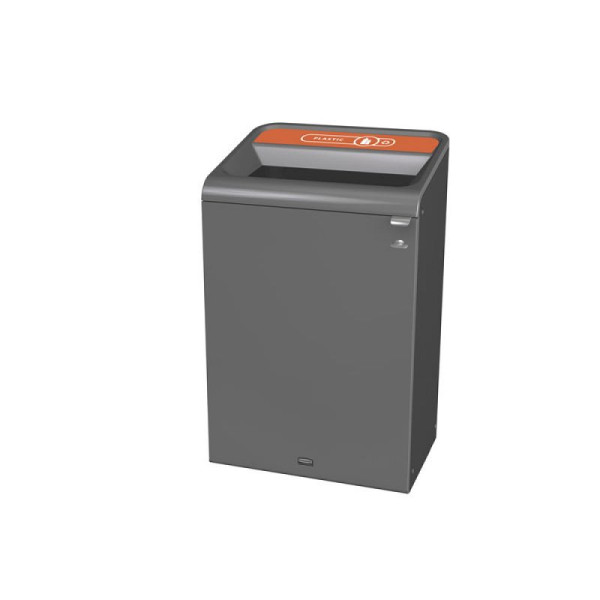 STEIN HGS Configure Recycling-Station Kunststoff, 125 Liter, NL, anthrazit, orange, 83843.0016