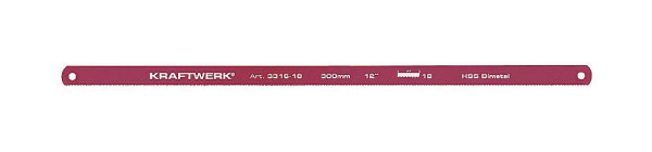 Kraftwerk Handsägeblatt HSS Bimetall 300 mm 18 Zähne pro Zoll, VE: 10 Stück, 3316-18