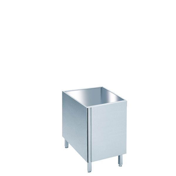 CHROMOnorm Arbeitsschrank mit Flügeltür, Tiefe 560 (600)mm, ohne Tischplatte, SF0604U0000
