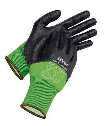 uvex Schnittschutzhandschuh C500 wet plus, Kategorie II, Größe 10, VE: 10 Paar, 311718