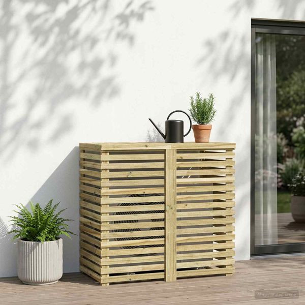 vidaXL Klimaanlagenabdeckung 110 x 58 x 105 cm, 42042325