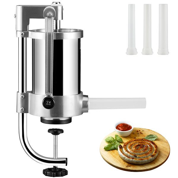 VEVOR Wurstfüller Wurstmaschine Wurstfüllmaschine 1,5L Handkurbel Manuell, SDLSBXGGC15L18HO0V0
