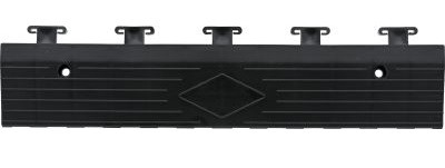 Kunzer Kante PP SCHWARZ zu Werkstattboden 7GBO20 (5x M/5x F), VE: 10 Stück, 7GBO KANTE SCHWARZ