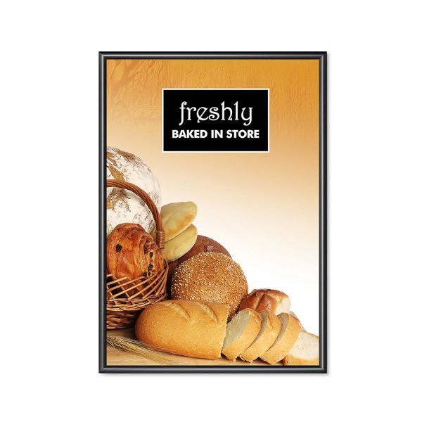 Showdown Displays Klapprahmen 70x100 (schwarz - 25 mm), KR70x100G25C9005