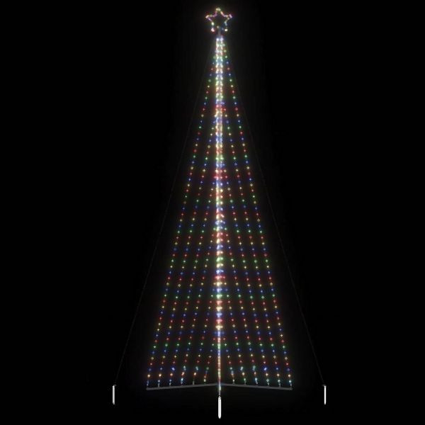 vidaXL Weihnachtsbaum-Beleuchtung 789 LEDs Mehrfarbig 476 cm, 4016447