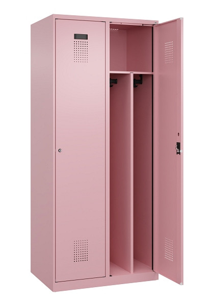 C+P Spind Evolo PLUS, 2 Abteile, 1850x800x500mm, 3015/3015, Verschluss Zylinderschloss, 049000-22F S10051