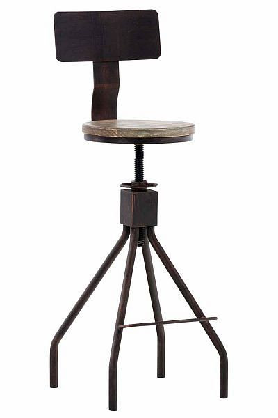CLP Barhocker Elko, bronze, Industrial Look, 302001, 4251563447511