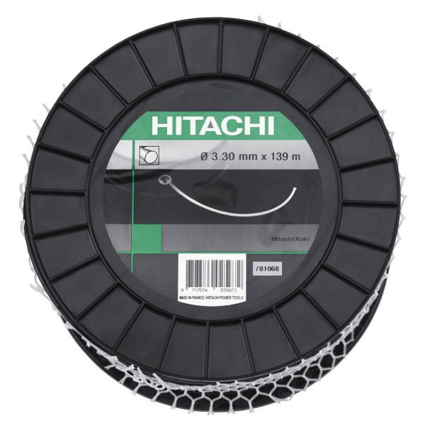 HiKOKI Trimmerfaden rund 3.3mm schwarz L=139m (1350 gr), 781068