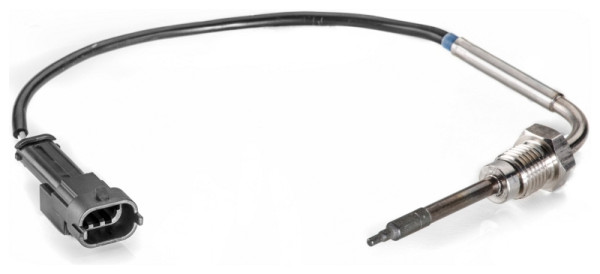 HELLA Sensor, Abgastemperatur, 2-polig, geschraubt, Kabel: 230mm, 6PT 014 494-371