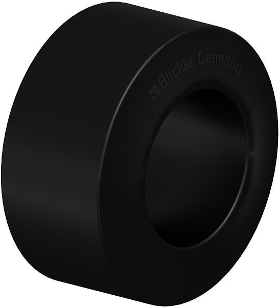 Blickle BEV 250x130/140-ZDG Bandage / Reifen aus Elastik-Vollgummi, Schwarz, 211961