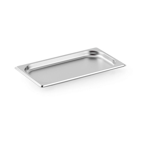 Vaiotec TOPLINE Gastronorm-Behälter GN 1/3 - 20 mm, Edelstahl AISI 304, 32,5x17,6x2 cm, 10624