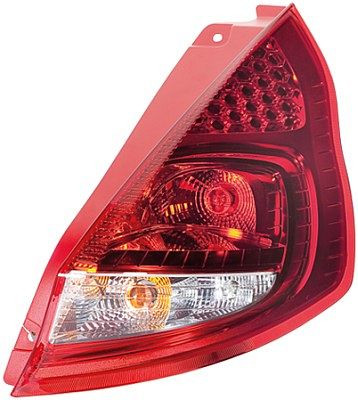 HELLA Heckleuchte, Glühlampe, für u.a. Ford Fiesta VI (CB1, CCN), für Linksverkehr/für Rechtsverkehr, links, 9EL 354 667-011