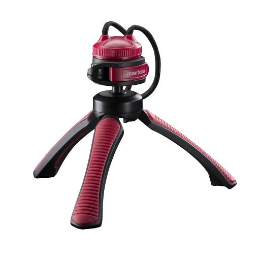 Mantona kaleido Gaia Tisch- und Handstativ sundown red, 1021408