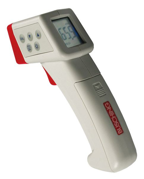 Busching Schichtdickenmessgerät für Stahl und Aluminium 1016µm/40mil, Messbereiche Mikrometer/µm oder Mils/mil, 100424