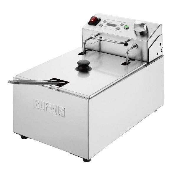 Buffalo Einzel-Elektrofritteuse mit Timer 5 Liter, CU622, 5050984719684