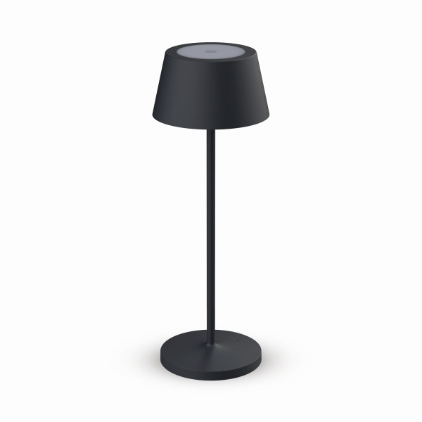 MAUL Akku LED-Tischleuchte MAULnina dimmbar, inklusive Ladestation, grau, 8190884