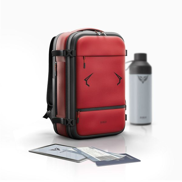 Diablo Chairs Multifunktionaler vakuum Rucksack Backpack Air, Dunkelrot, 1814