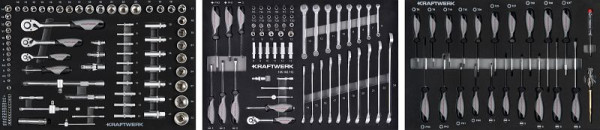Kraftwerk Werkzeug-Zusammenstellung EVA 154-teilig, 105.103.002