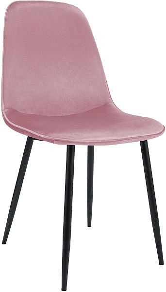 CLP Esszimmerstuhl Maryam Samt, rosa, 325820, 4255716350109