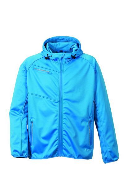 Planam Outdoor Fog Softshelljacke, blau, Größe XL, 3763056
