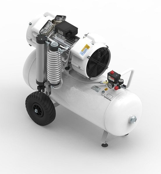 AEROTEC Geräuscharmer Kolbenkompressor XTR 4D-90L mit Trockner HP3 - 400 V, 4 Zylinder, ölfrei, geräuscharm, 25353803