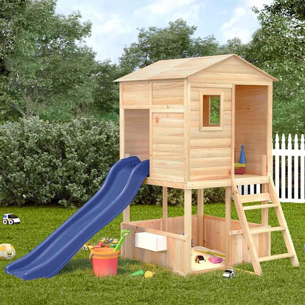 vidaXL Spielturm Massivholz Tanne, 3376141, 8721288599155